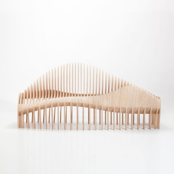 banco orgánico, mueble escultórico, La fábrica de Gomas, issosceles atelier, tovarna, Navarra