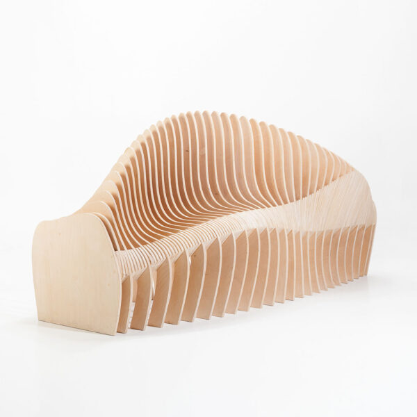 banco orgánico, mueble escultórico, La fábrica de Gomas, issosceles atelier, tovarna, Navarra