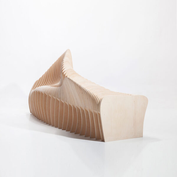 banco orgánico, mueble escultórico, La fábrica de Gomas, issosceles atelier, tovarna, Navarra