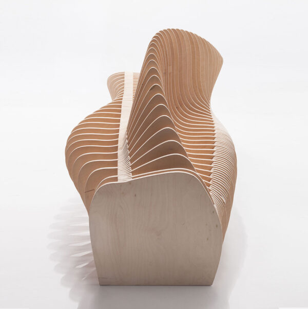 banco orgánico, mueble escultórico, La fábrica de Gomas, issosceles atelier, tovarna, Navarra