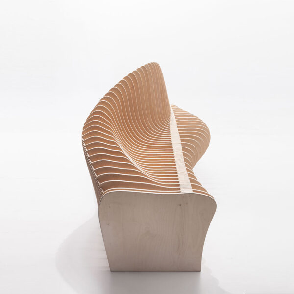banco orgánico, mueble escultórico, La fábrica de Gomas, issosceles atelier, tovarna, Navarra